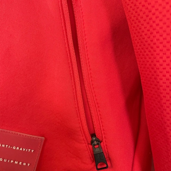 JoRDAN AIR Men’s Size Large Orange Hoodie 1/2 Zip Dri-fit Anti-gravity Equipment - Picture 6 of 12